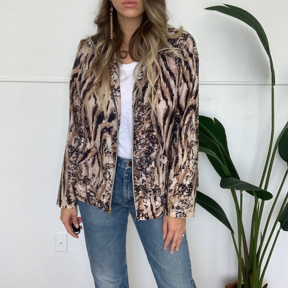 *LAST CHANCE* {Chico’s} shimmer track jacket